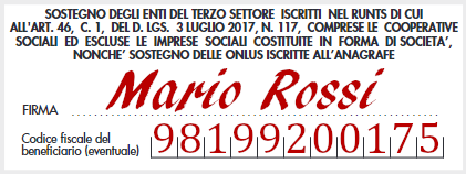 sostienici col 5x1000