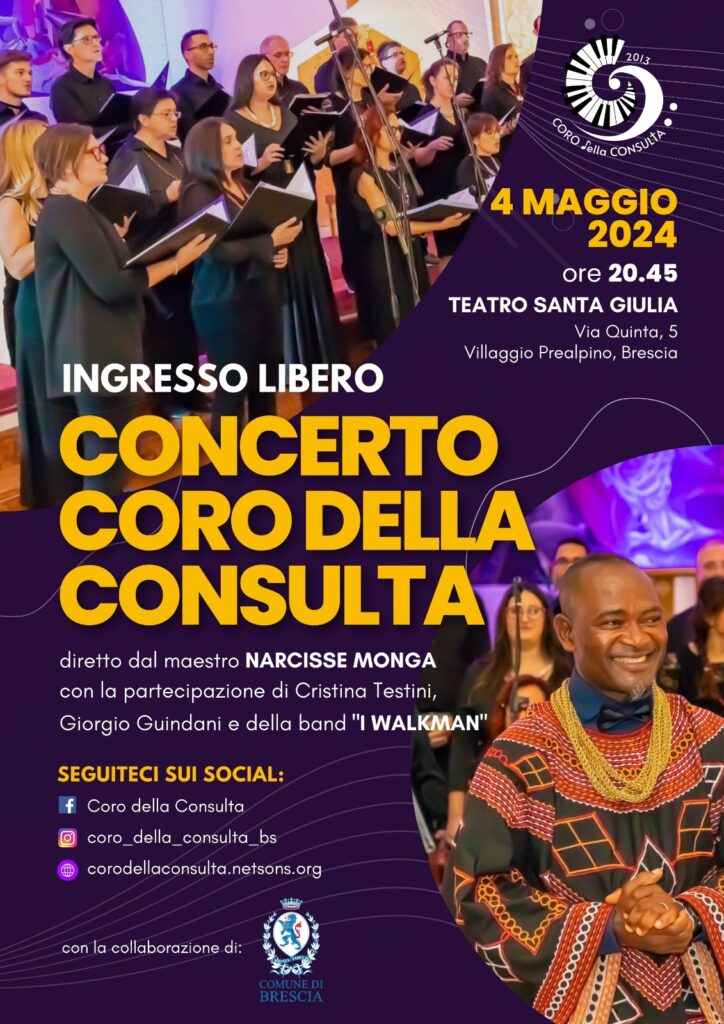 Ti aspettiamo il 4 maggio ore 20:45 al Teatro Santa Giulia!